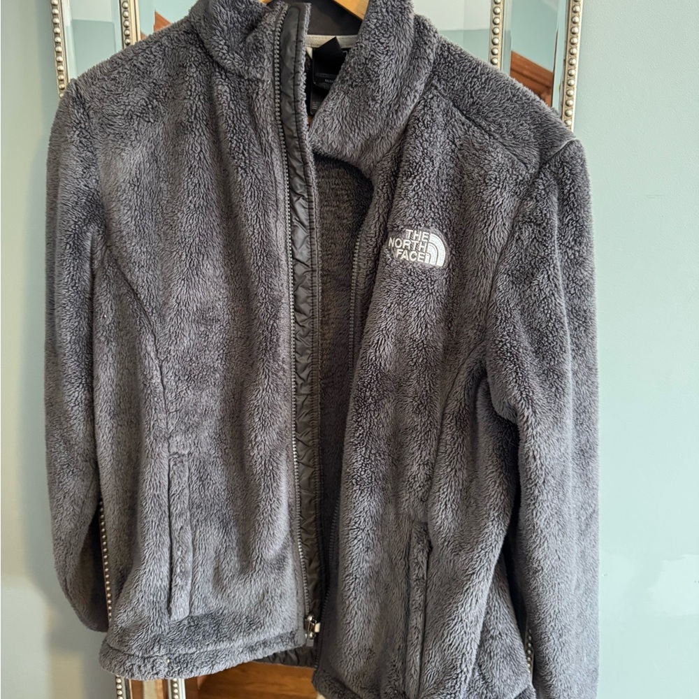 The North Face Charcoal Teddy Fleece Jacket